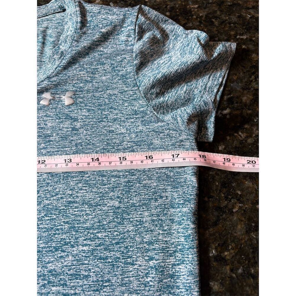 Under Armour Women's V-Neck Short Sleeve Blue Size S Trail Athletic - Picture 6 of 7
